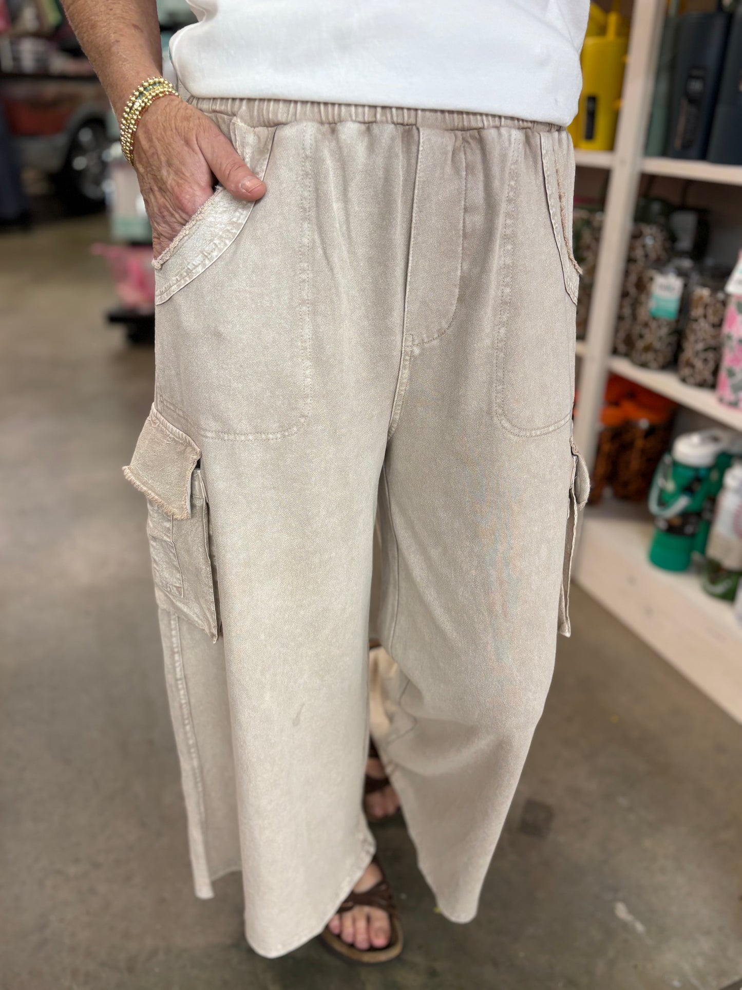 Mushroom Mineral Washed Bottoms