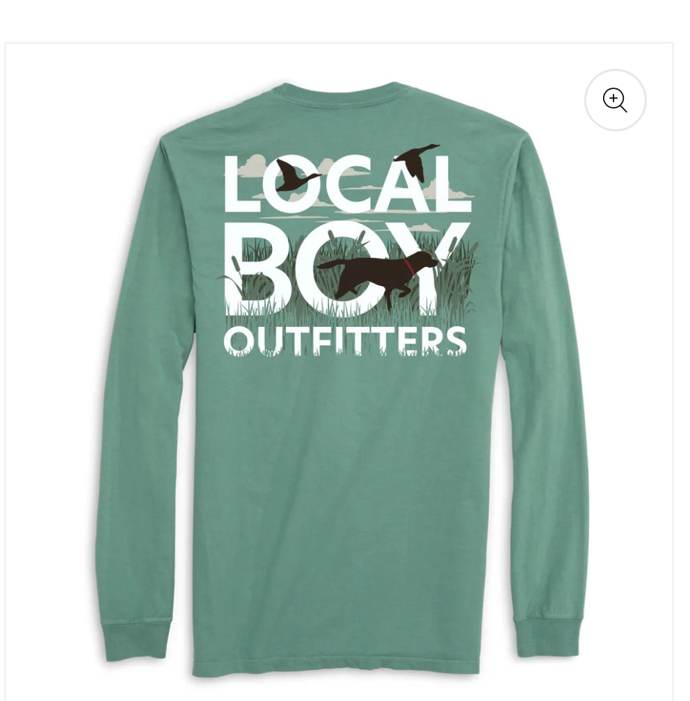 Local Boy Text & Tail LS Tee