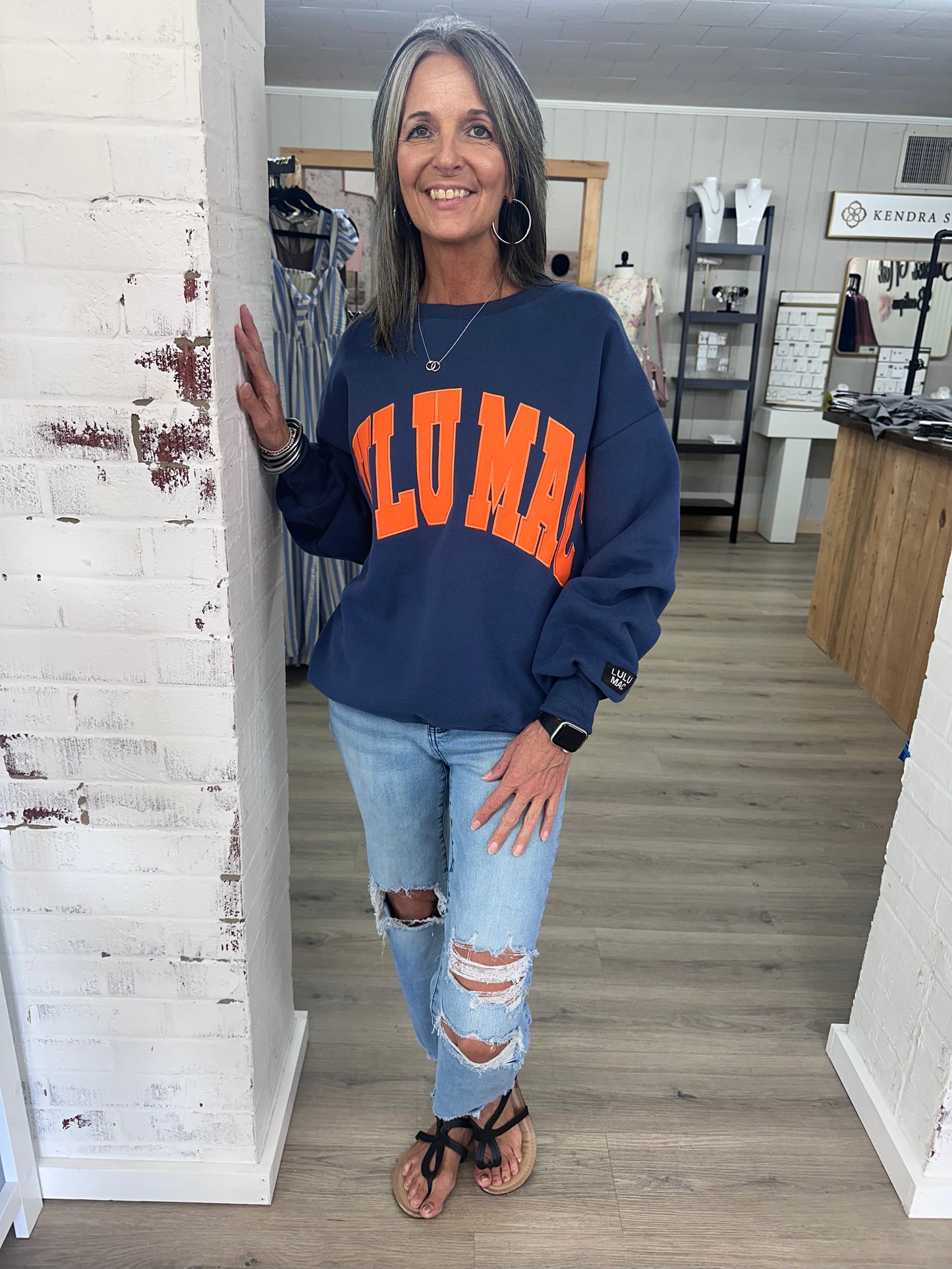 Blue Lulu Mac Sweatshirt