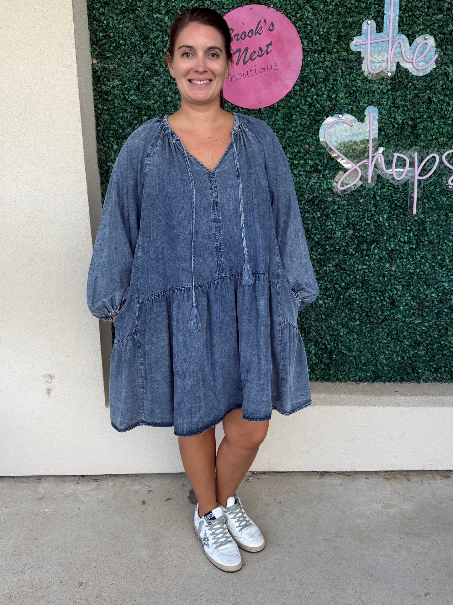 The Comfy Denim Dress