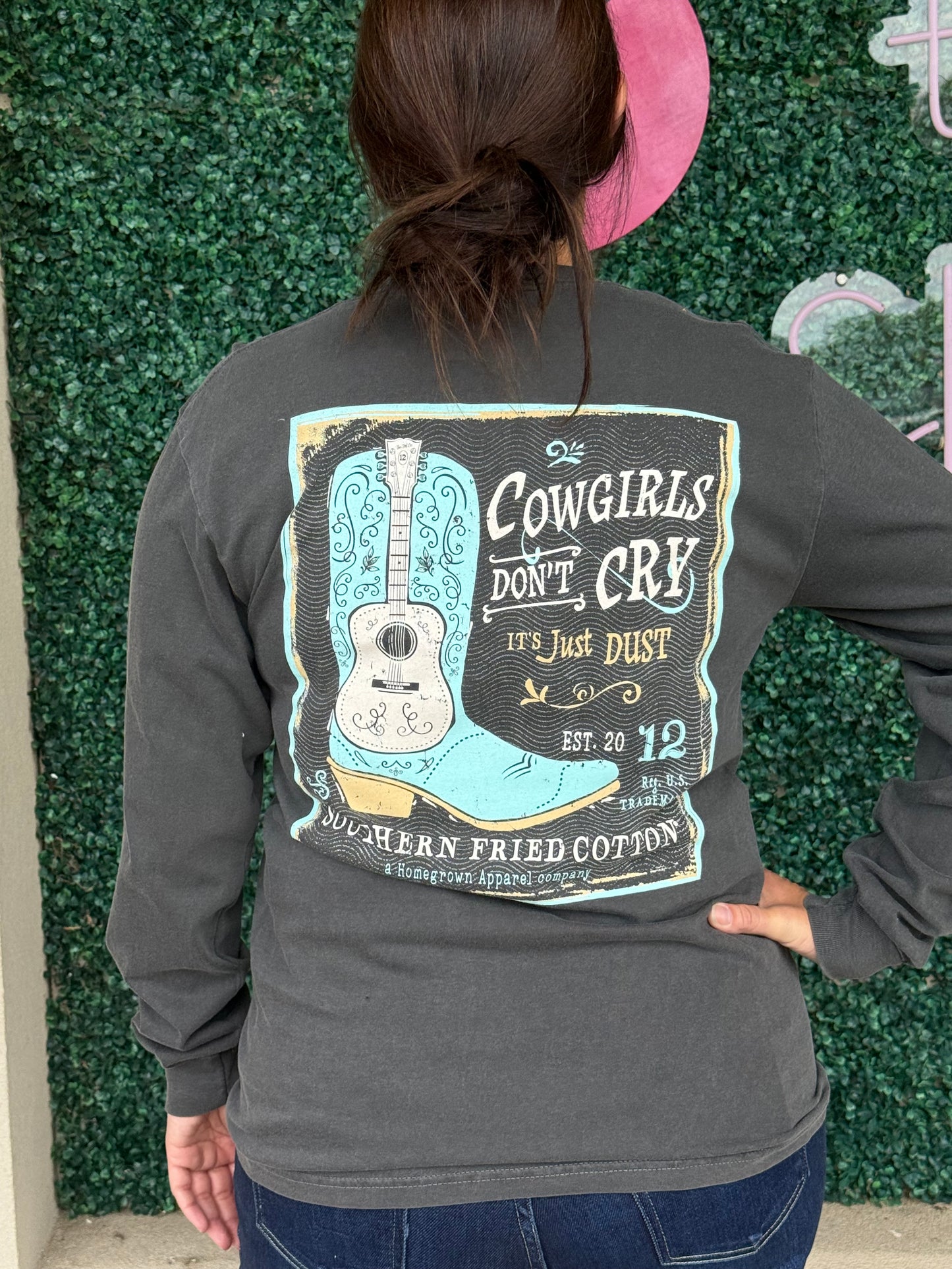 LS Cowgirls Don’t Cry Tee
