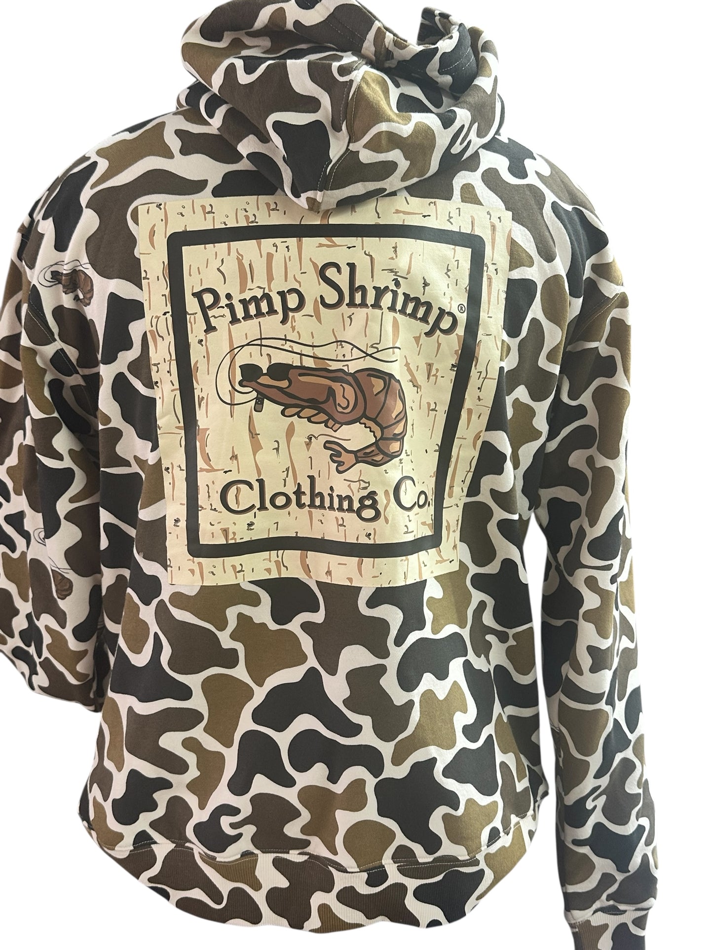 Pimp Shrimp Camo Hooded Sweatshirt