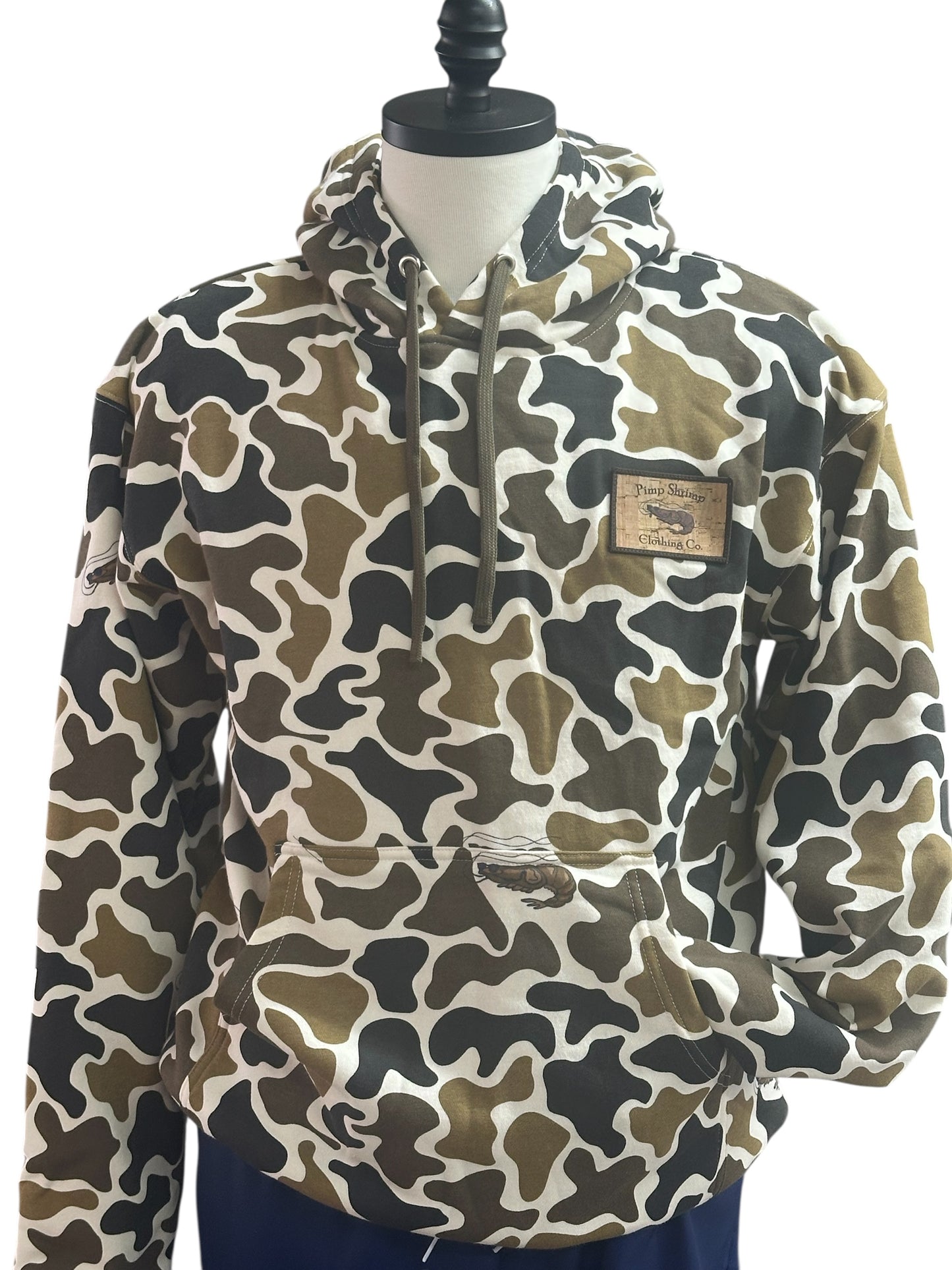 Pimp Shrimp Camo Hooded Sweatshirt
