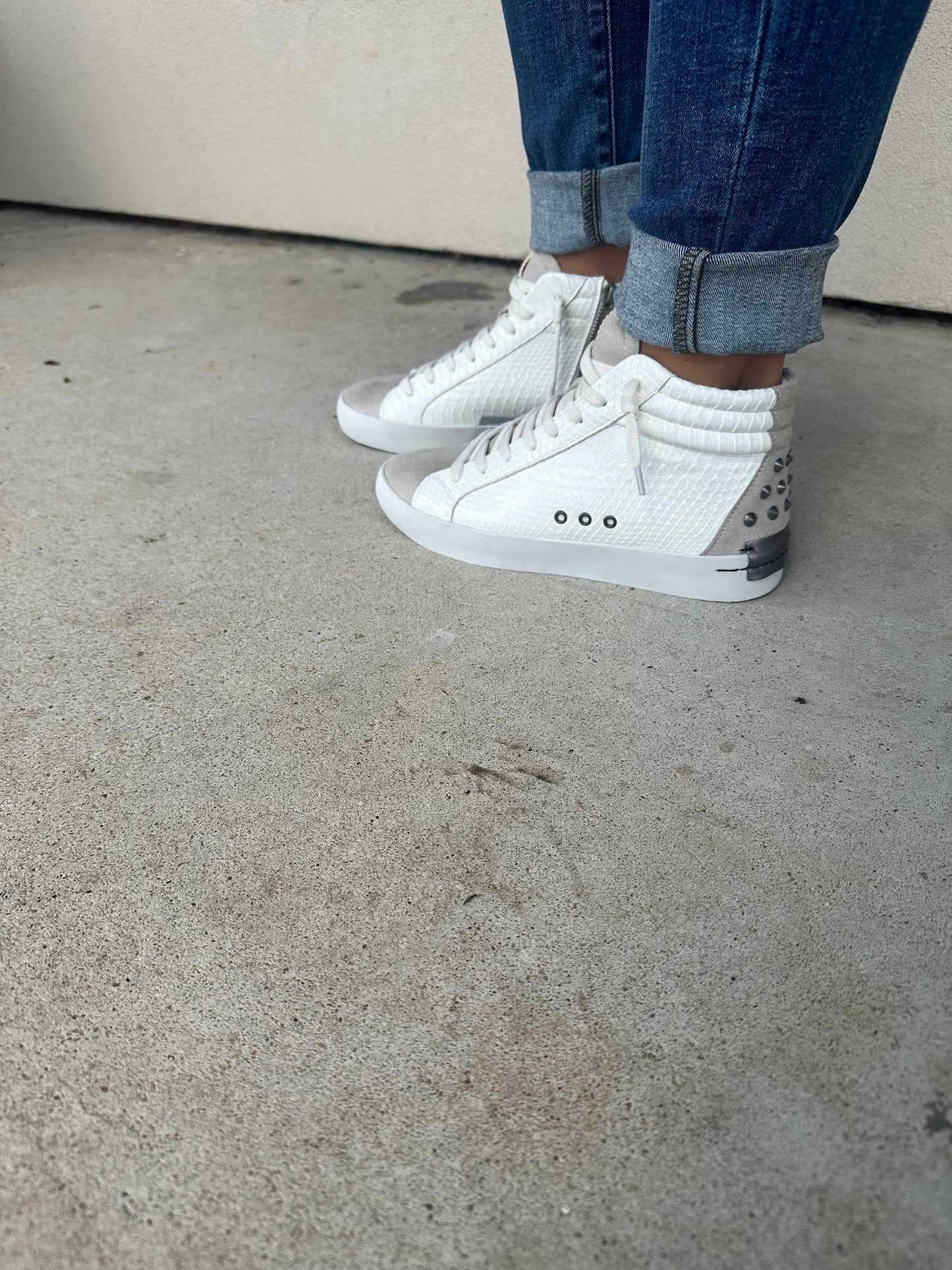Shu Shop Reese Bone Snake Hi Tops
