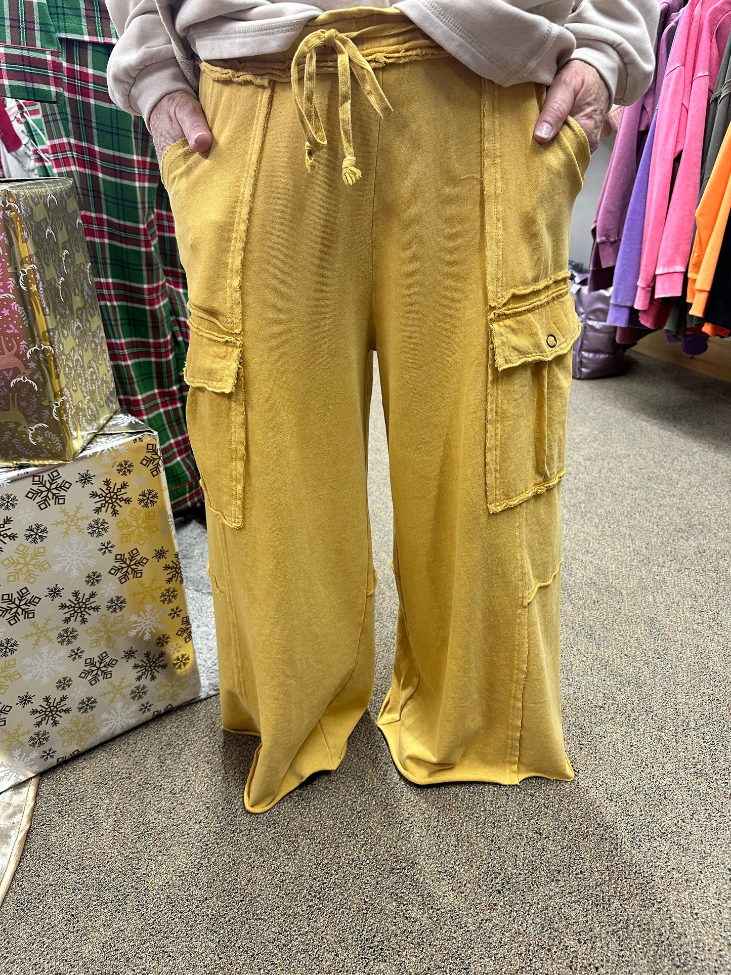 Camel Cargo Pants