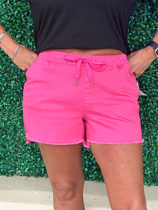 Pink Pull On Shorts