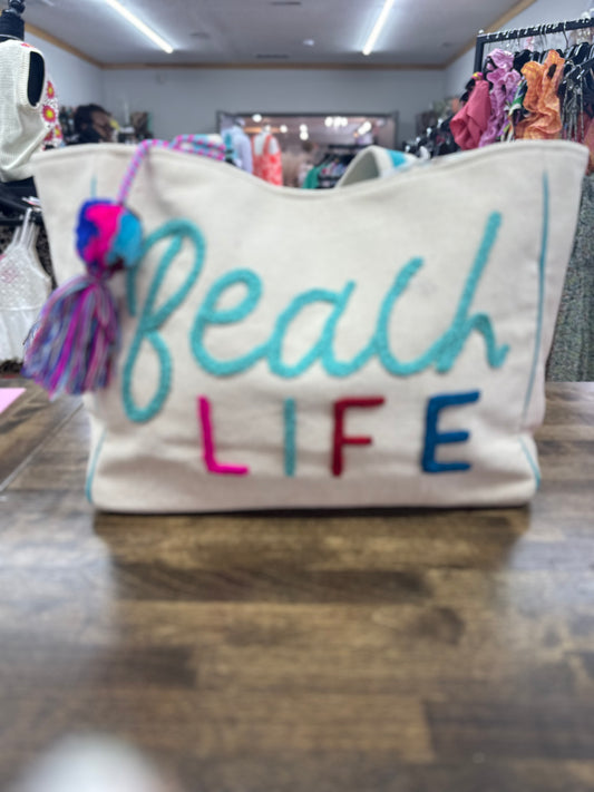Beach Life Tote Beach Bag