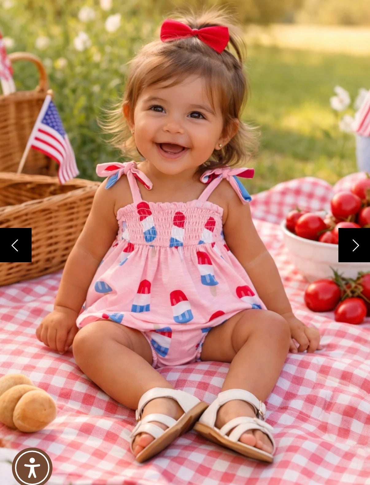 Popsicle Pink Organic Smocked Set