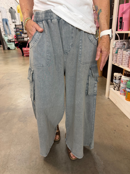 Ash Mineral Washed Bottoms
