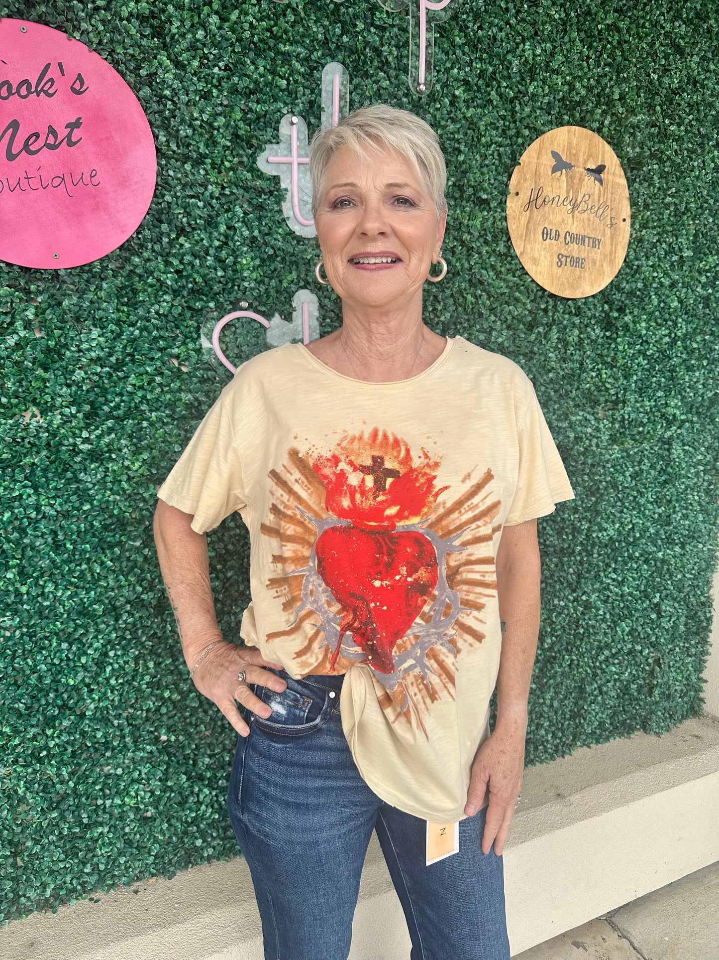 Sacred Heart Moon Dance Tee
