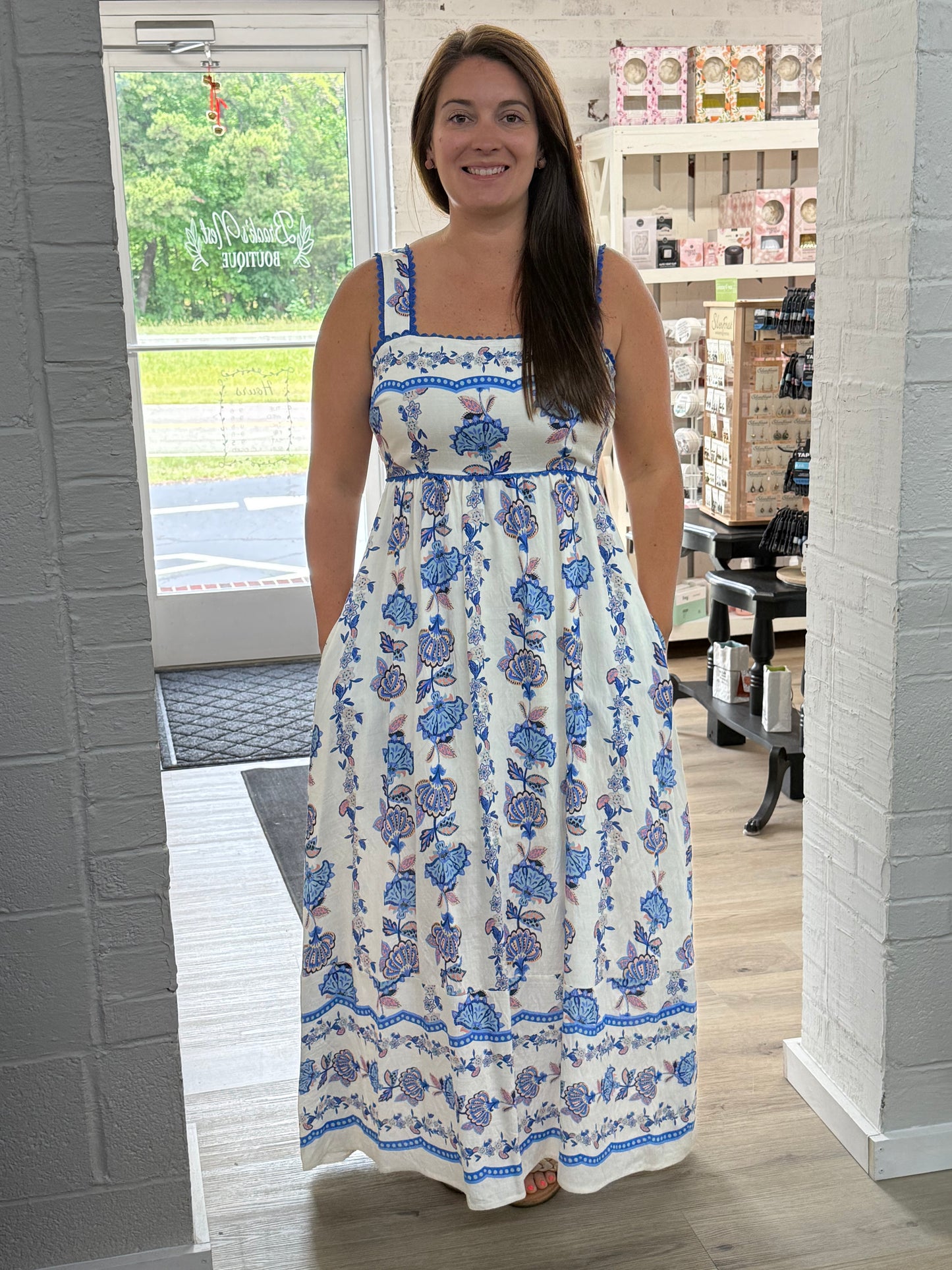 The Peri Blue Dress