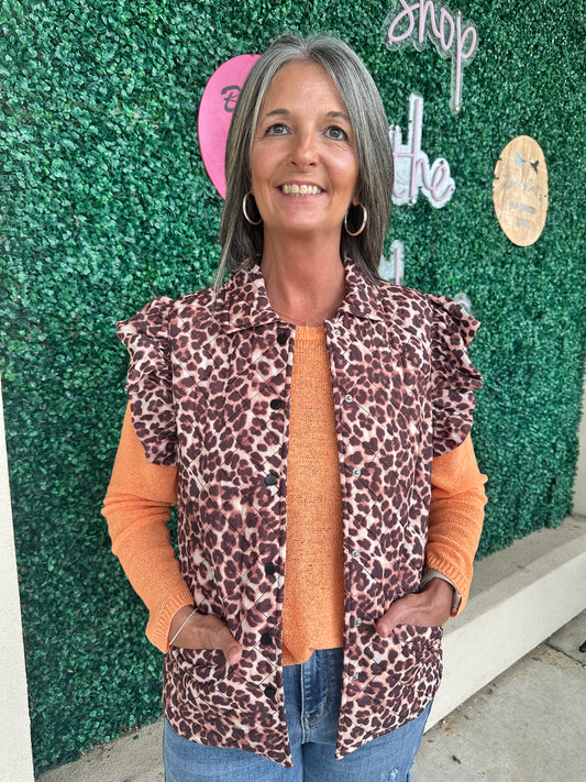 The Leopard Vest