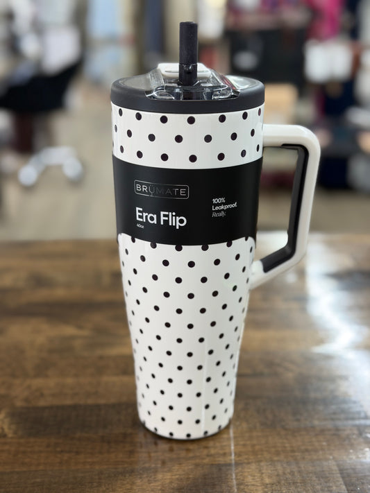 Brumate Era Flip 40oz Polka Pearl