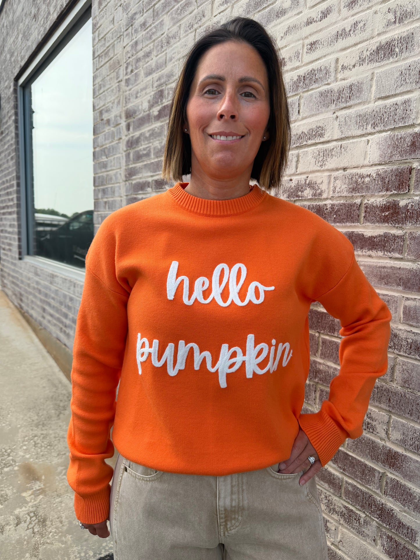 Hello Pumpkin Sweater