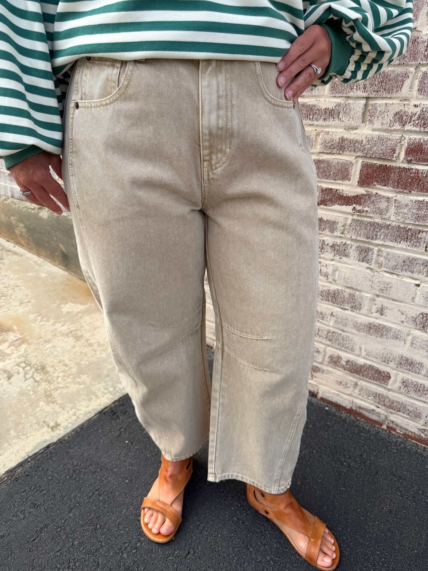 The Becky Barrel Jeans