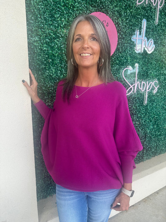 The Purple Butterfly Sweater