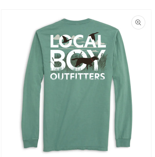 Local Boy Text & Tail LS Tee