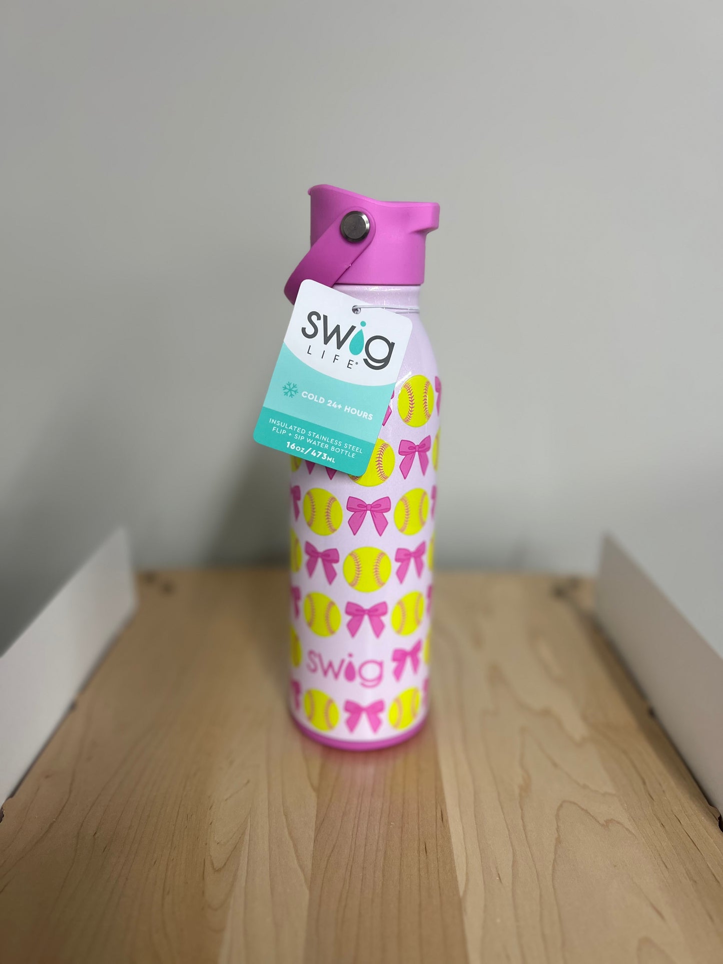 Swig Pitch Hit Run 16oz Sip Bottle