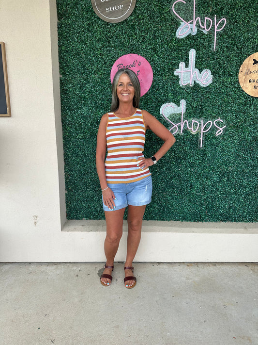 The Katy Striped Tank