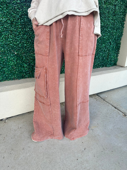Cinnamon Mineral Washed Bottoms