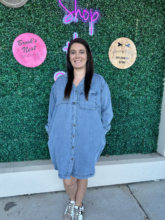 The All Denim Dress