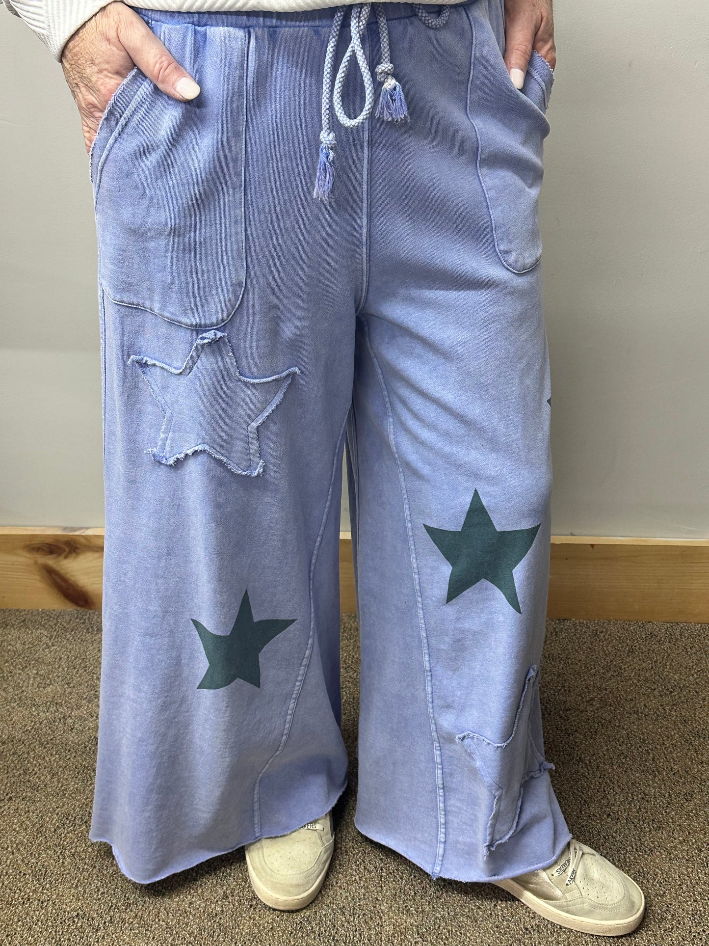 Star Mineral Washed Denim Bottoms