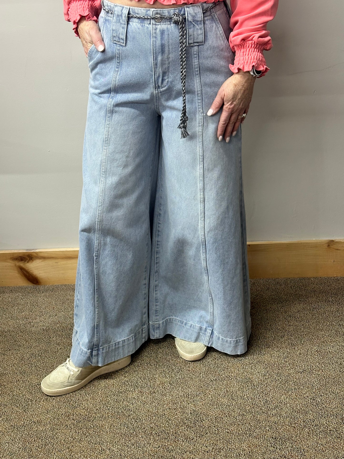 Denim Wide Leg Jeans