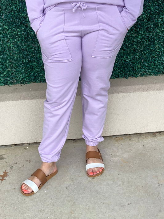 Truesdale Lavender Joggers