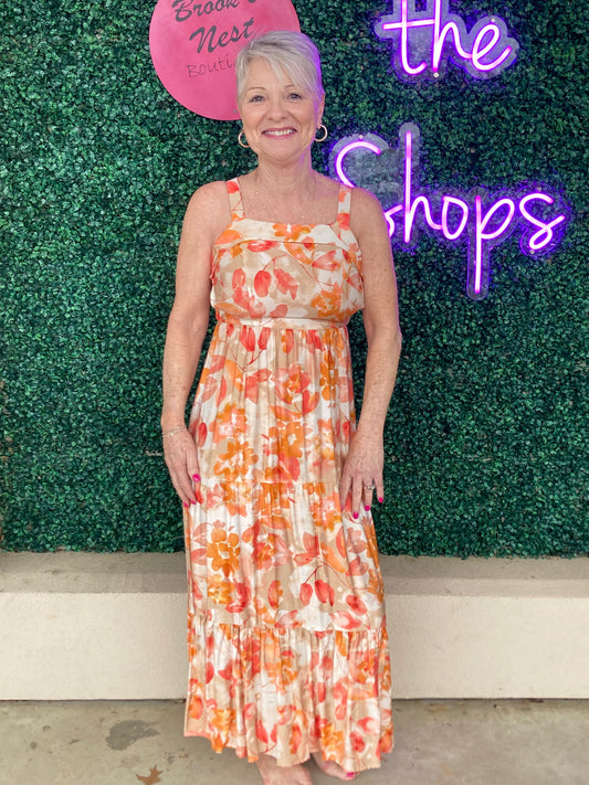 Tropical Floral Dress