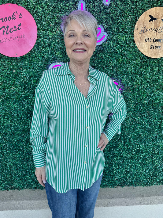 The Kathryn Green Button Up