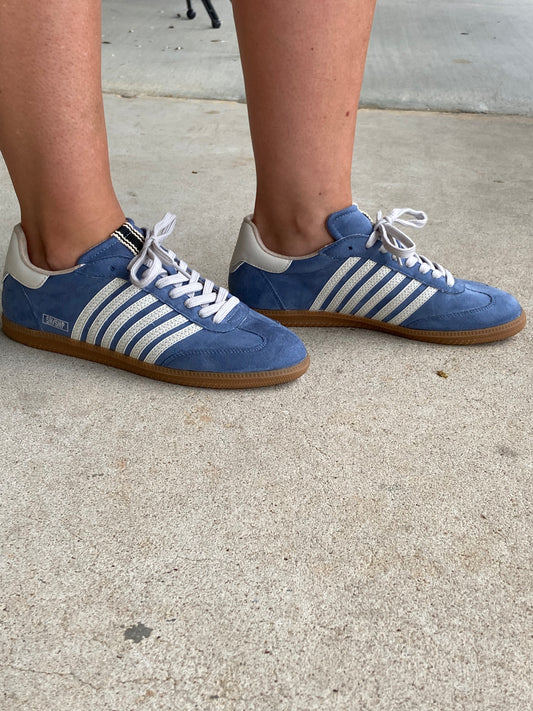 ShuShop Stevie Blue Suede Shoes