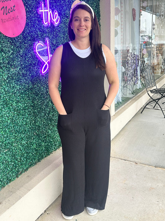 Blackie Ribbed Jumpsuit