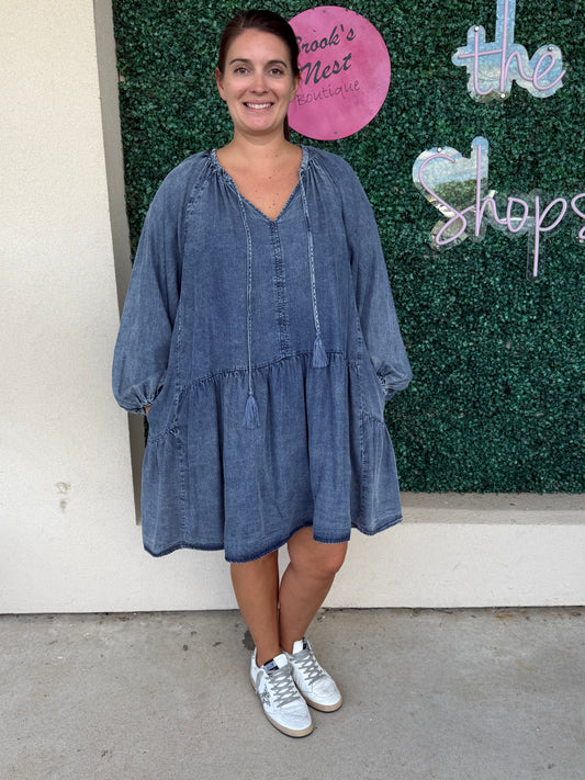 The Comfy Denim Dress