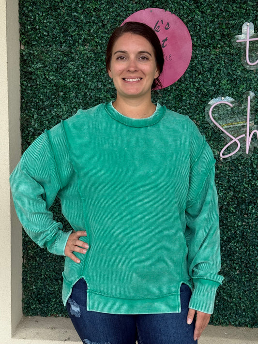 Kelly Green Crew Neck
