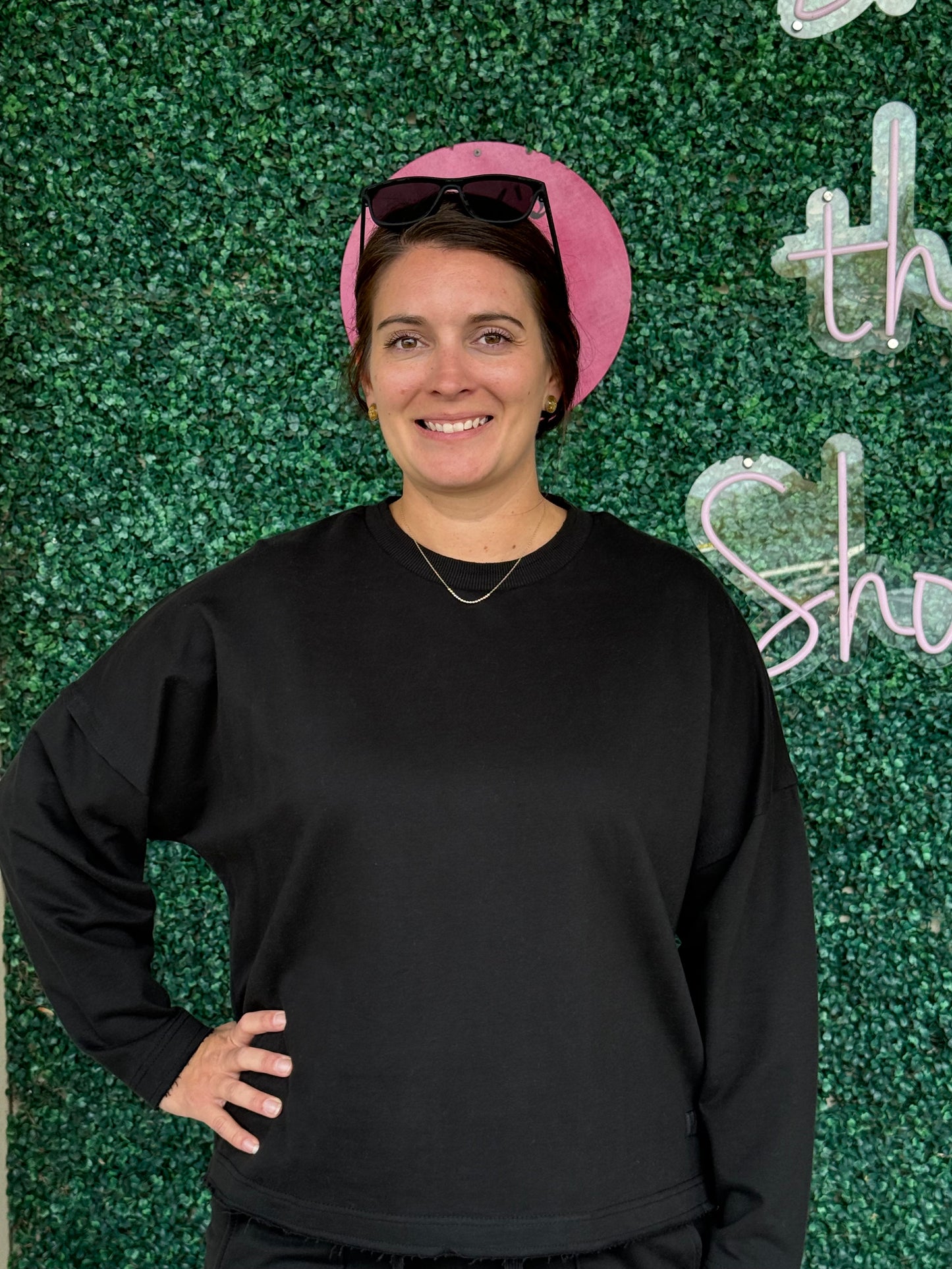 The Laurel Black Top