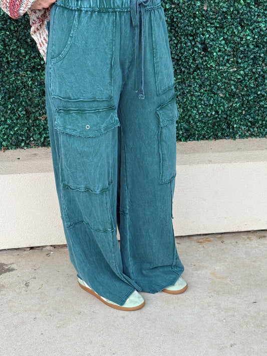 Midnight Green Bottoms