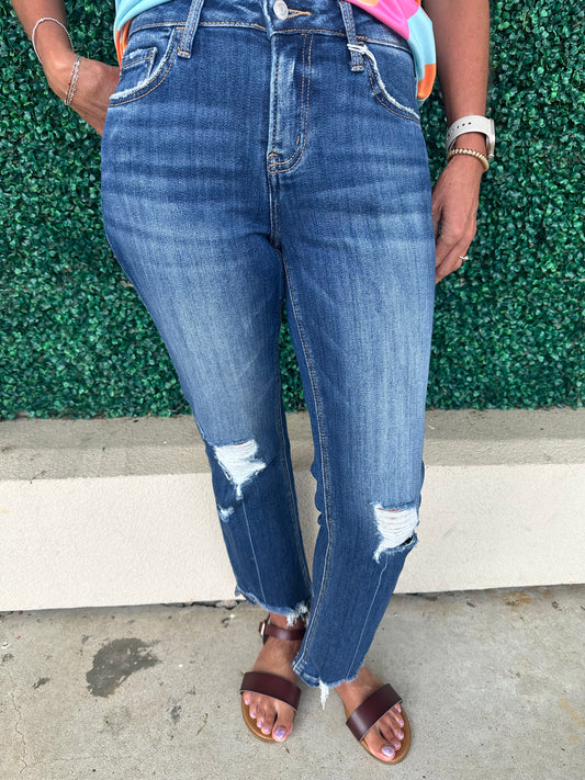 Vervet MR Kick Flare Jeans