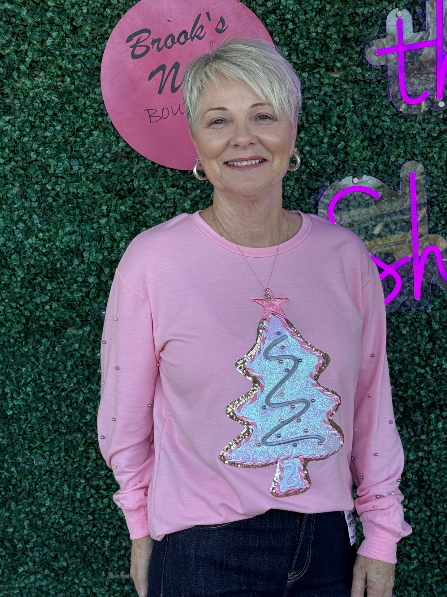 Christmas Cookie Patch Top