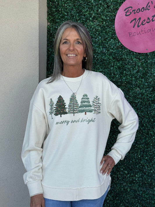 Merry Light Bright Sweatshirt
